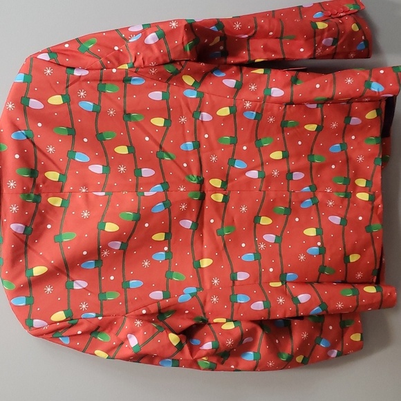 Opposuits NWOT Red Blazer with Holiday Lightstring Design - Picture 6 of 6